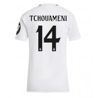 Maglia Calcio Real Madrid Aurelien Tchouameni #14 Prima Divisa Donna 2024-25 Manica Corta